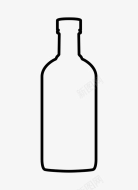 伏特加酒精鸡尾酒图标图标