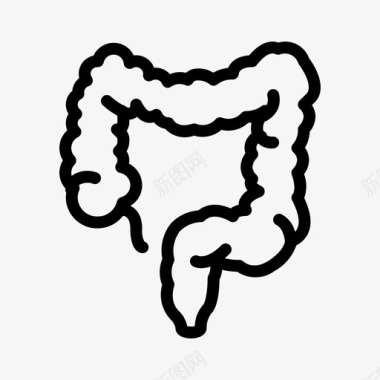 大肠大便粪便图标图标
