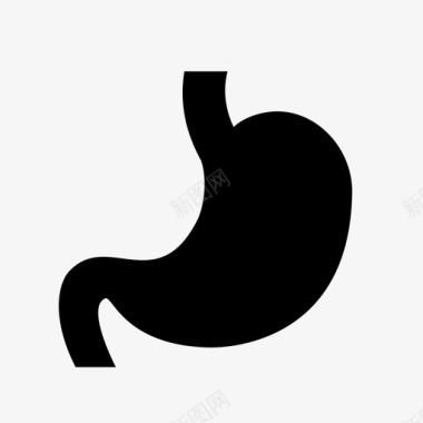 胃身体部分消化图标图标
