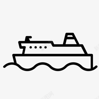 渡船船客图标图标