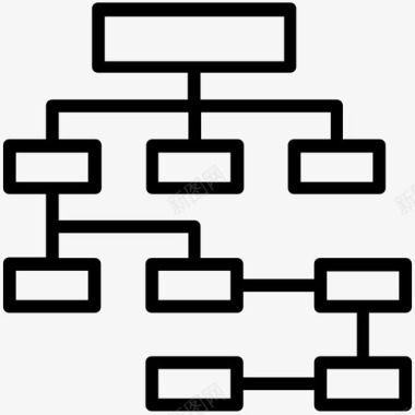 公司管理架构信息架构应用架构信息系统图标图标