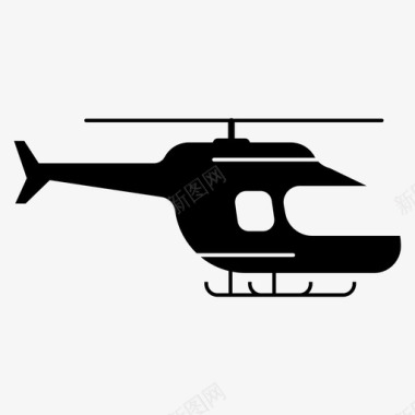 直升机直升飞机飞机直升机图标图标