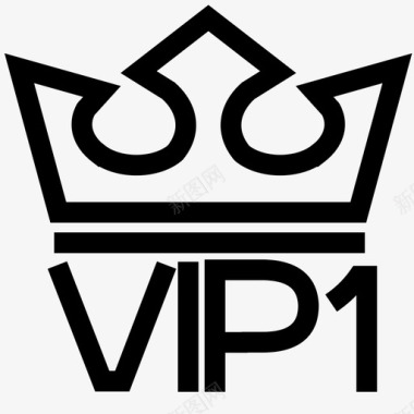 金卡vip设计vip1图标