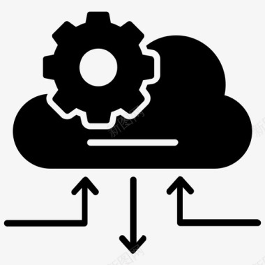 云服务图云计算操作云备份服务云计算服务图标图标