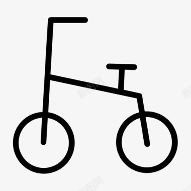 儿童自行车自行车儿童玩具图标图标