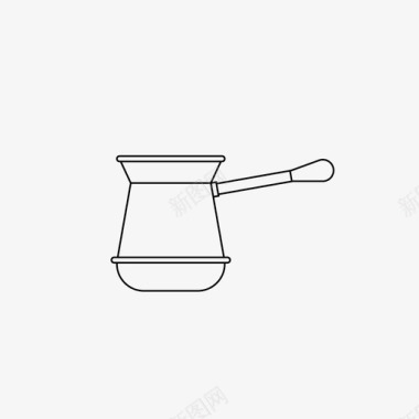 土耳其咖啡咖啡塞兹维图标图标