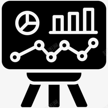 图标展示网页开发商业分析图表应用图标图标