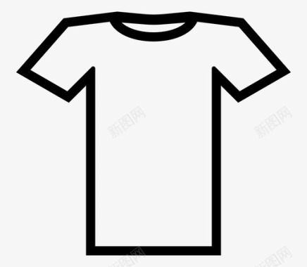 白色通勤衬衫素色衬衫夏季t恤图标图标