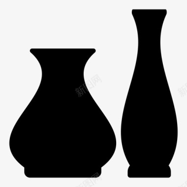 茶壶装饰素材花瓶装饰品壶图标图标