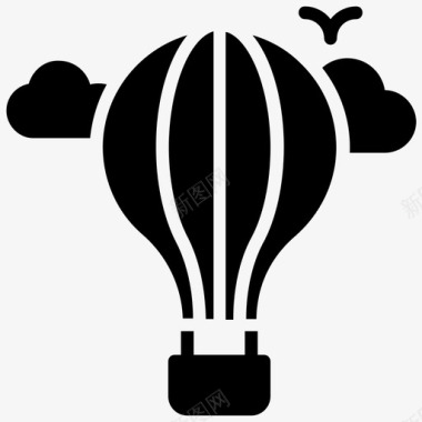 热气球热气球气球火气球图标图标