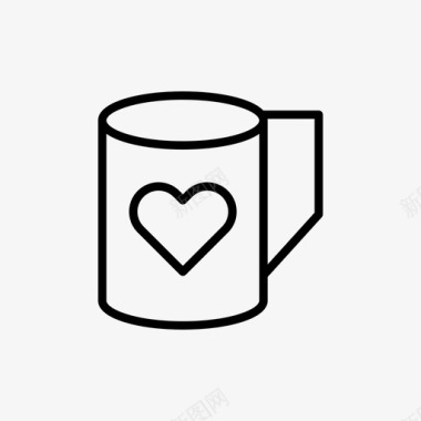 爱杯配件咖啡图标图标