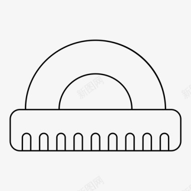 学校封面设计尺子教育办公室图标图标