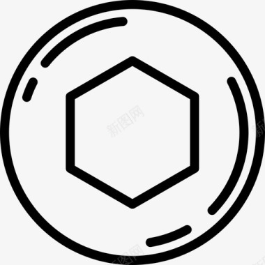 边缘螺丝工具图标图标