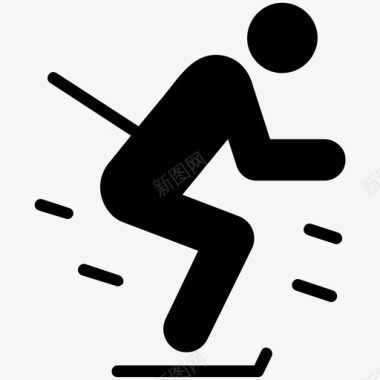 运动会图标滑冰奥林匹克运动会花样滑冰图标图标