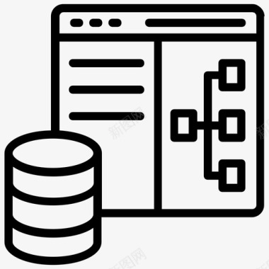关系数据库数据库体系结构数据库管理系统图标图标