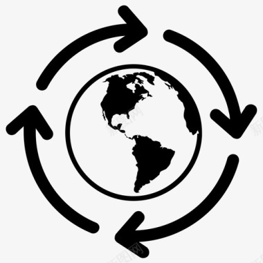 技术高全球发展全球技术全球化图标图标