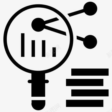 市场分析商业分析商业智能图标图标