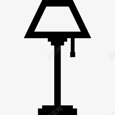 落地灯灯罩支架图标图标
