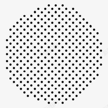 圆点半色调圆画笔圆点图标图标