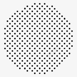 半透明圆点半色调圆画笔圆点图标高清图片