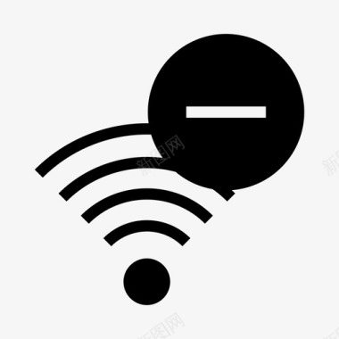 双十一无线wifi移除减号rss图标图标