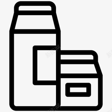采购产品牛奶饮料牛奶瓶图标图标