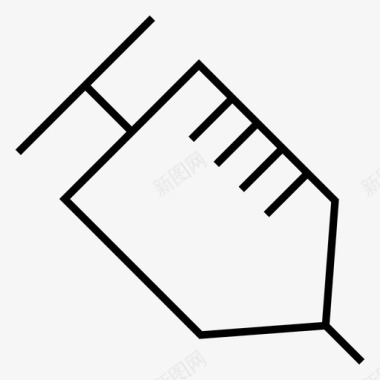 治疗素材疫苗治疗注射器图标图标