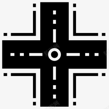 道路道路通信网络图标图标