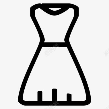 裙装、连衣裙图标