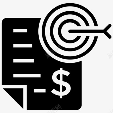 梦想基金基金搜寻预算商业计划图标图标