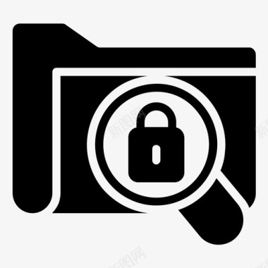 密码保护文件夹数据加密数据安全图标图标