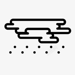 雪冻雪冷霜图标高清图片