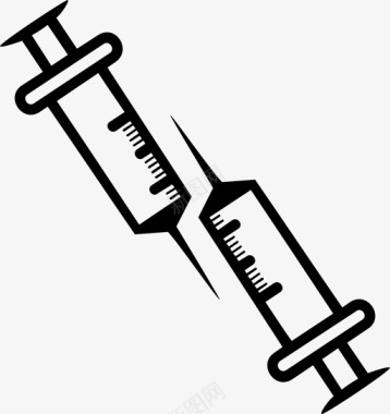 医疗注射器医疗注射药物图标图标