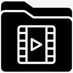 缩略图文件夹视频文件夹电影文件夹mp4文件图标高清图片