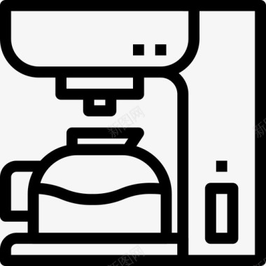咖啡机咖啡设备图标图标