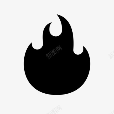 热烧火图标图标