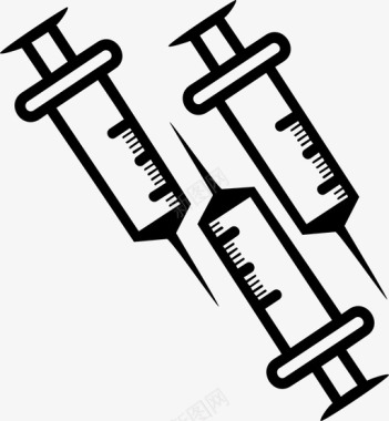 医疗注射器医疗注射药物图标图标