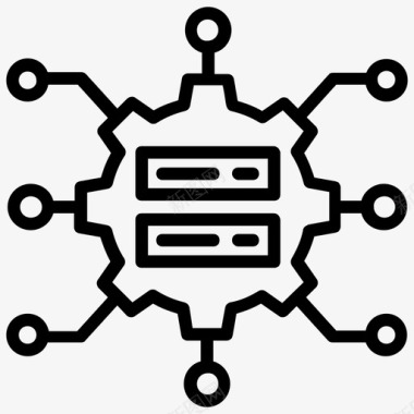 智能人工大数据数据管理进程间通信图标图标