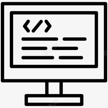 编码编码html编程图标图标