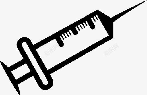 医疗药品海报注射器注射医疗图标图标