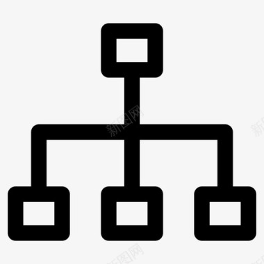 模拟模型层次网络模型域网络网络图标图标