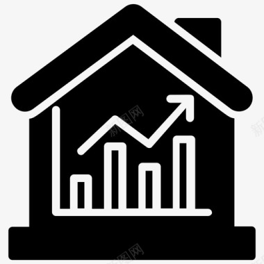 房地产市场房地产商业房地产经济学图标图标