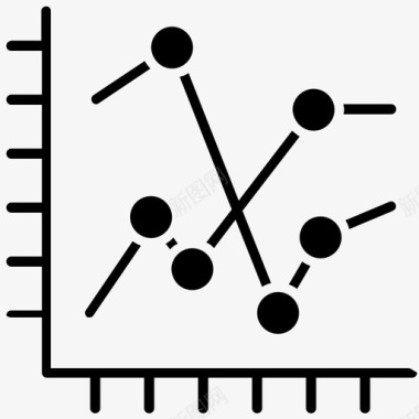 折线图分析信息图图标图标