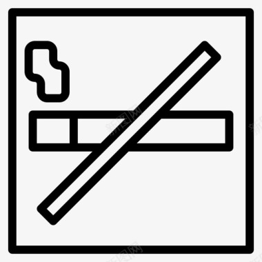禁止吸烟抽烟吸烟图标图标