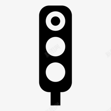 红绿灯交通标志交通信号图标图标