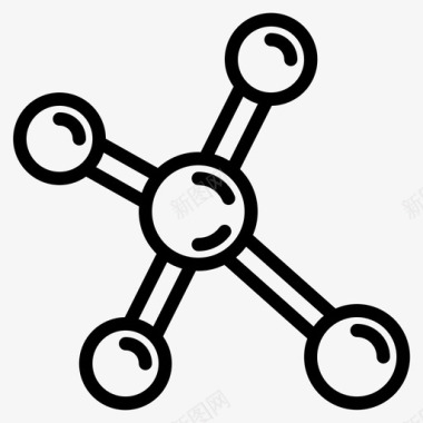 南极生物分子生物学科学图标图标