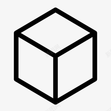 立方体三维方块图标图标