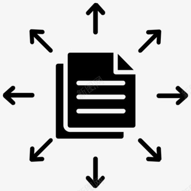 文件传输文档共享数据交换数据共享图标图标