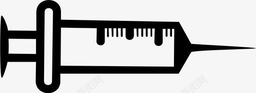 医疗药品海报注射器注射医疗图标图标