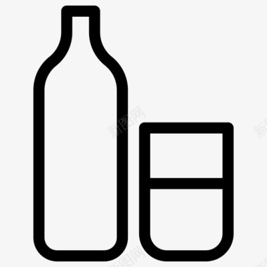 采购产品瓶子酒容器图标图标